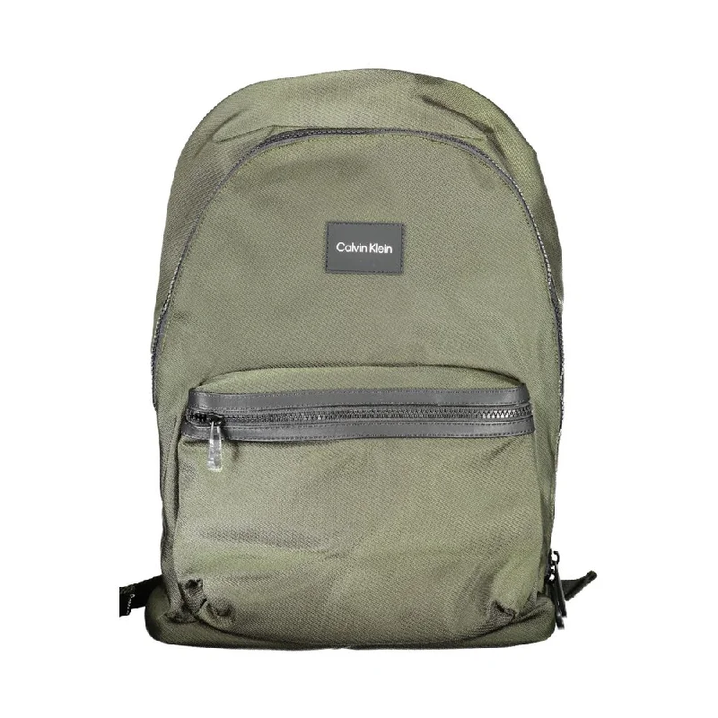 Calvin Klein Green Polyester Backpack Limited-Stock Bag Clearance – Hurry