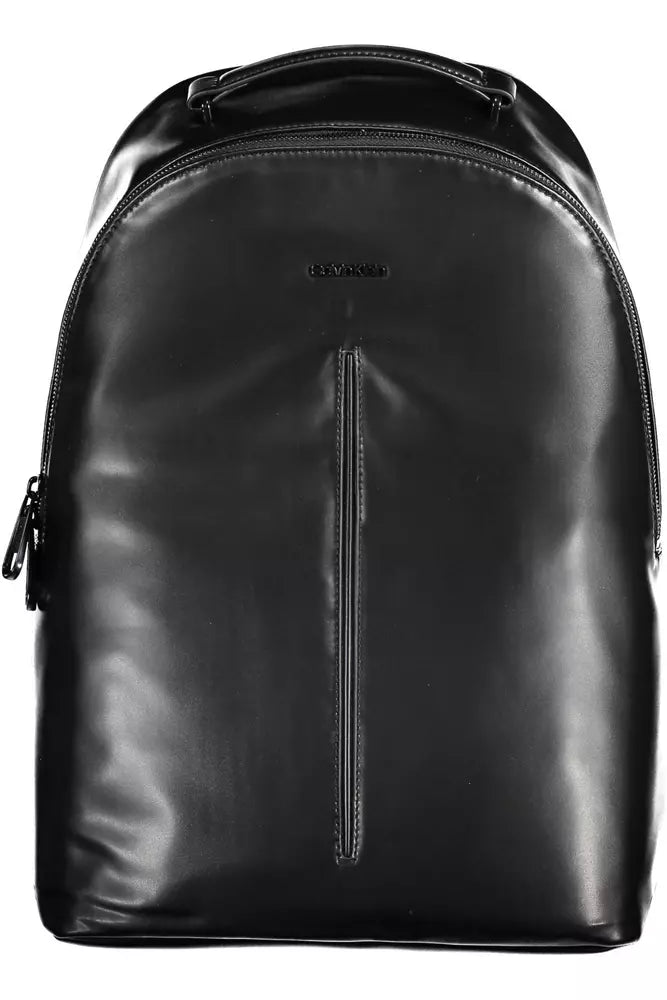 Calvin Klein Black Polyester Men Backpack Elegant Purses At Clearance Prices