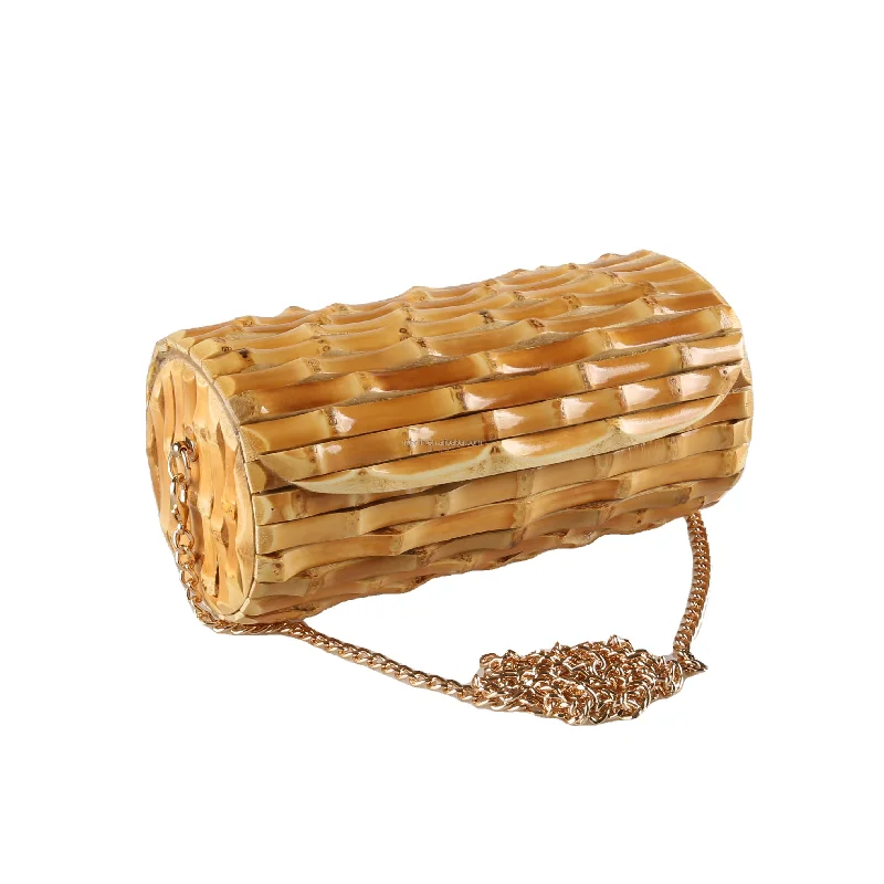 Handmade Unique Natural Bamboo Root Small Round Circular Purse Handbag Shoulder Phone Bag Bucket Cylinder Barrel Crossbody Bag Premium Quality Bags, Budget Prices Handmade Unique Natural Bamboo Root Small Round Circular Purse Handbag Shoulder Phone Bag Bucket Cylinder Barrel Crossbody Bag Premium Quality Bags, Budget Prices
