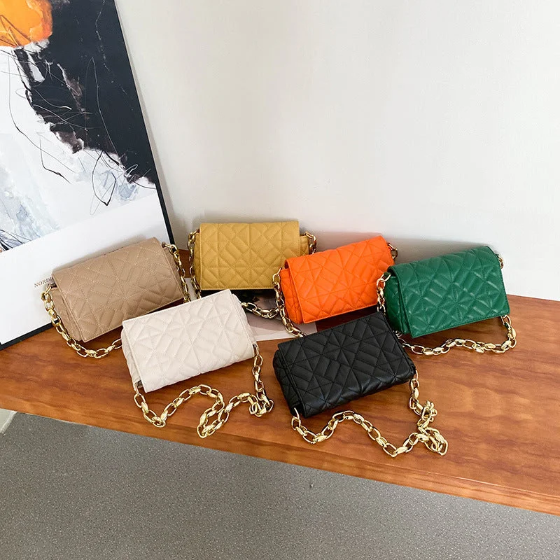 New Korean version 2022 fashion quilted designer leather purse simple girl chain shoulder armpit bag The Best Handbag Deals Are Available Now New Korean version 2022 fashion quilted designer leather purse simple girl chain shoulder armpit bag The Best Handbag Deals Are Available Now