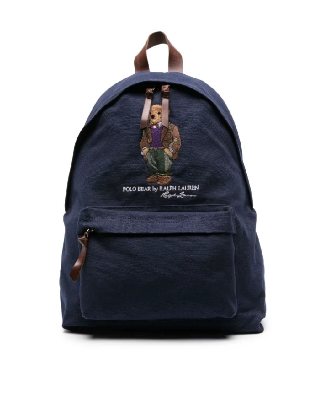 Polo Ralph Lauren polo Bear-motif cotton backpack Timeless Bags, Flash Sale
