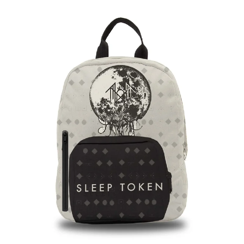 SLEEP TOKEN - THE SUMMONING - WHITE MINI BACKPACK Elegant Bags, Limited Stock