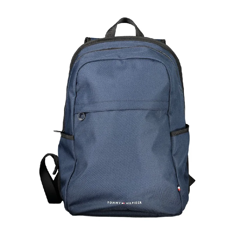 Tommy Hilfiger Blue Polyester Backpack Everyday Bags At Wallet-Friendly Prices