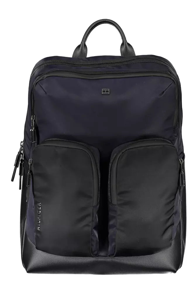 Tommy Hilfiger Blue Polyethylene Men Backpack Shoulder Bags, Best Deals Today