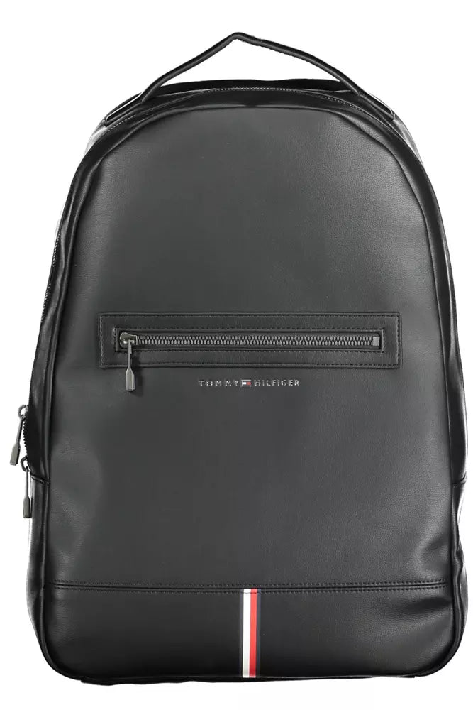 Tommy Hilfiger Black Polyethylene Men Backpack Trendy And Timeless Handbags Now On Sale Tommy Hilfiger Black Polyethylene Men Backpack Trendy And Timeless Handbags Now On Sale