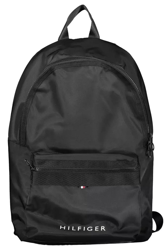Tommy Hilfiger Black Polyester Men Backpack Chic Shoulder Bags At Promotional Rates Tommy Hilfiger Black Polyester Men Backpack Chic Shoulder Bags At Promotional Rates