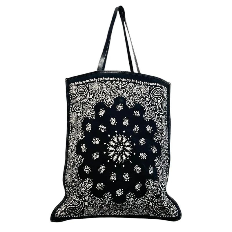 SAINT LAURENT/Tote Bag/OS/Paisley/BLK/Bandana Tote Affordable Elegance With High-Quality Bags SAINT LAURENT/Tote Bag/OS/Paisley/BLK/Bandana Tote Affordable Elegance With High-Quality Bags