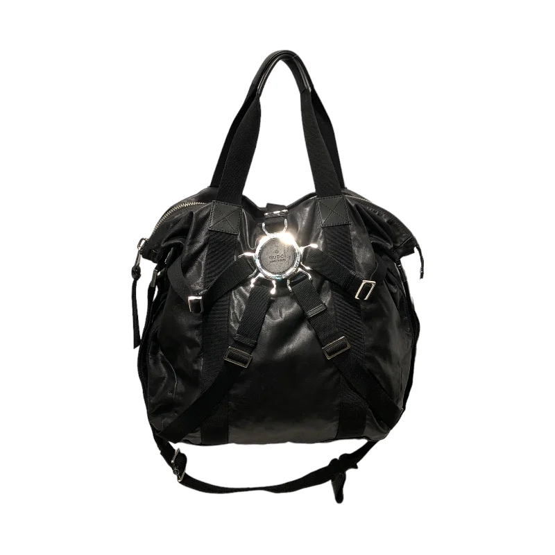 GUCCI/Tote Bag/Leather/BLK/ROTATING LOCK MECHANISM Trendy Backpacks With Big Discounts GUCCI/Tote Bag/Leather/BLK/ROTATING LOCK MECHANISM Trendy Backpacks With Big Discounts