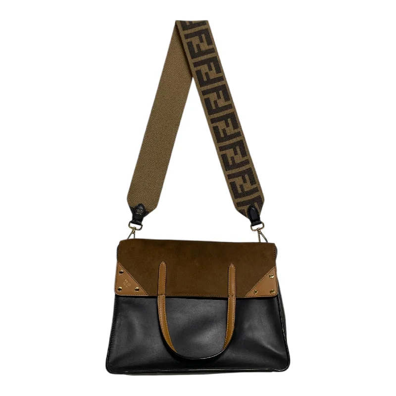 FENDI/Tote Bag/Leather/MLT/flip leather tote High-End Bags, Low-End Prices