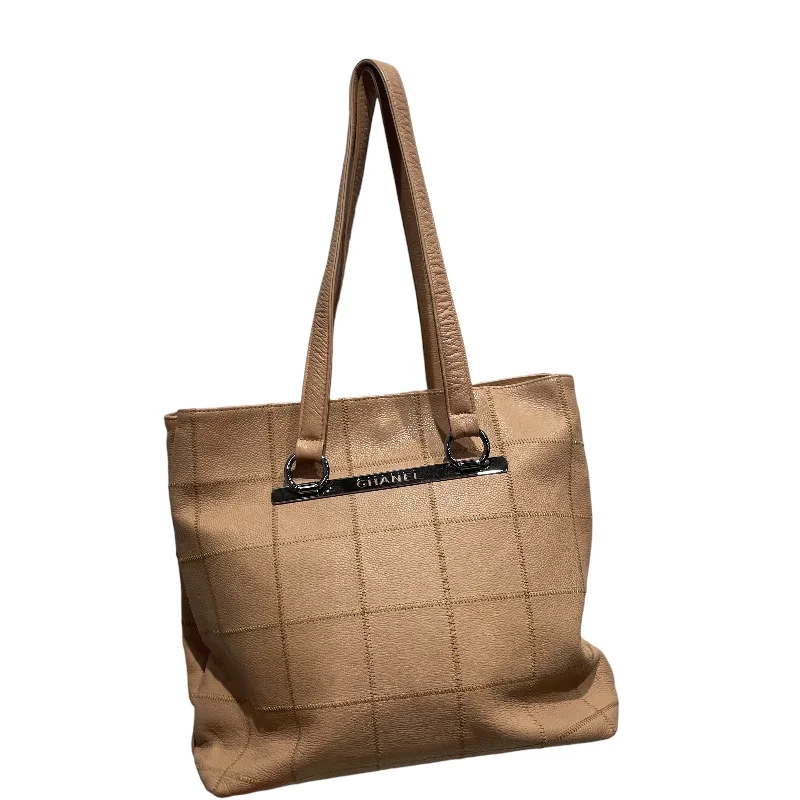 CHANEL/Tote Bag/All Over Print/Leather/BEG/CHOCO CAVIAR SKIN Affordable Luxury With Top-Quality Handbags