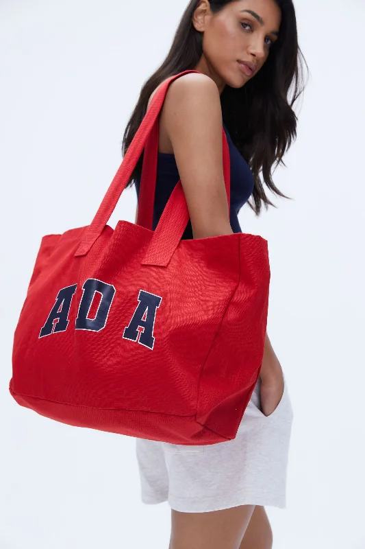 ADA Tote Bag - Classic Red/Navy Blue Stylish Totes, Exclusive Savings
