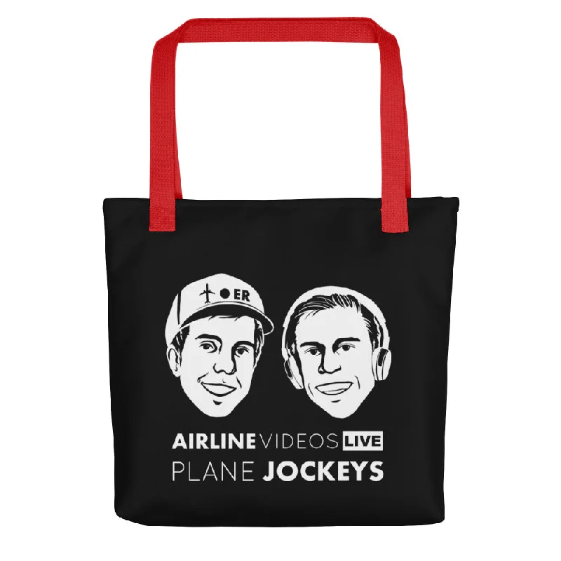 AVL PLANE JOCKEYS (BLACK) Tote bag Trendy Backpacks, Huge Markdowns