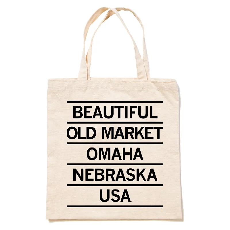 Beautiful Old Market Omaha Tote Bag Best Deals On Premium And Casual Bags – Act Fast