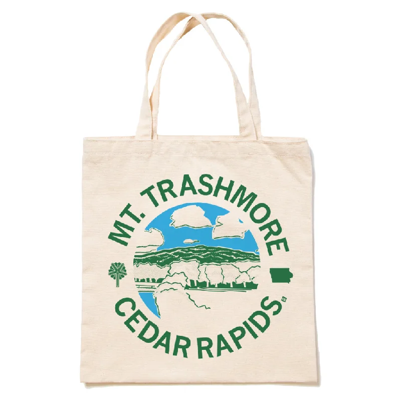 Cedar Rapids Mt. Trashmore Illustration Tote Bag Exclusive Bag Deals – Perfect For Any Occasion