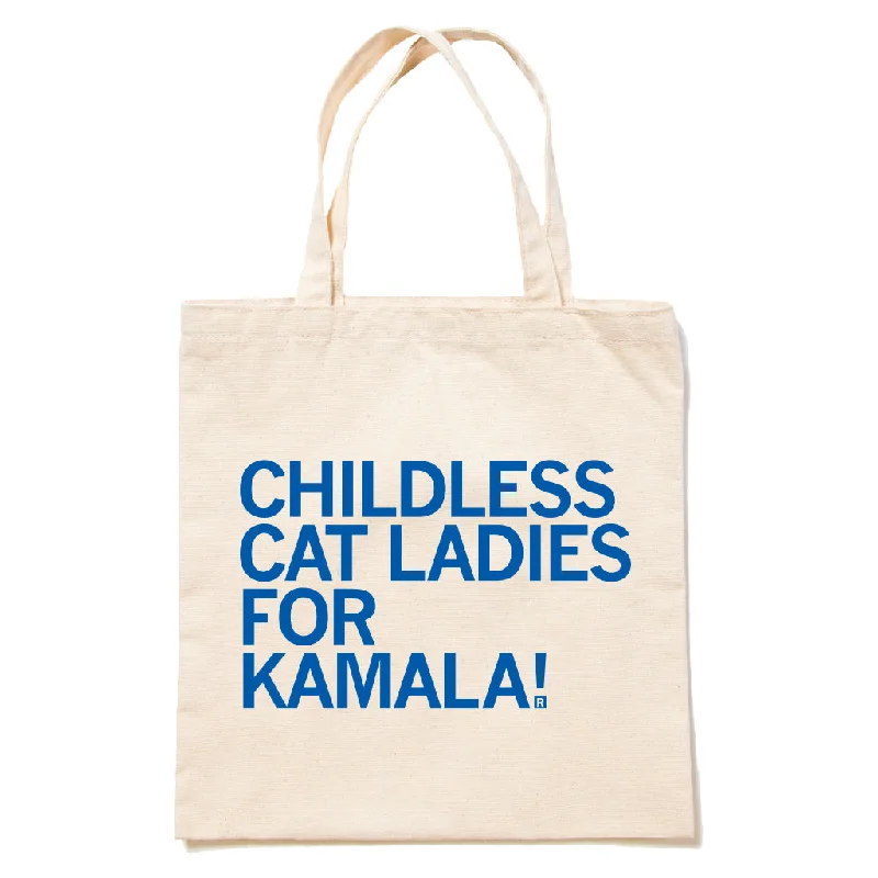 Childless Cat Ladies for Kamala Tote Bag Stylish And Durable Handbags At Great Value Childless Cat Ladies for Kamala Tote Bag Stylish And Durable Handbags At Great Value