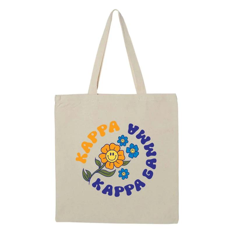 Circle Flower Tote Bag Trendy Purses At Exclusive Promotional Rates