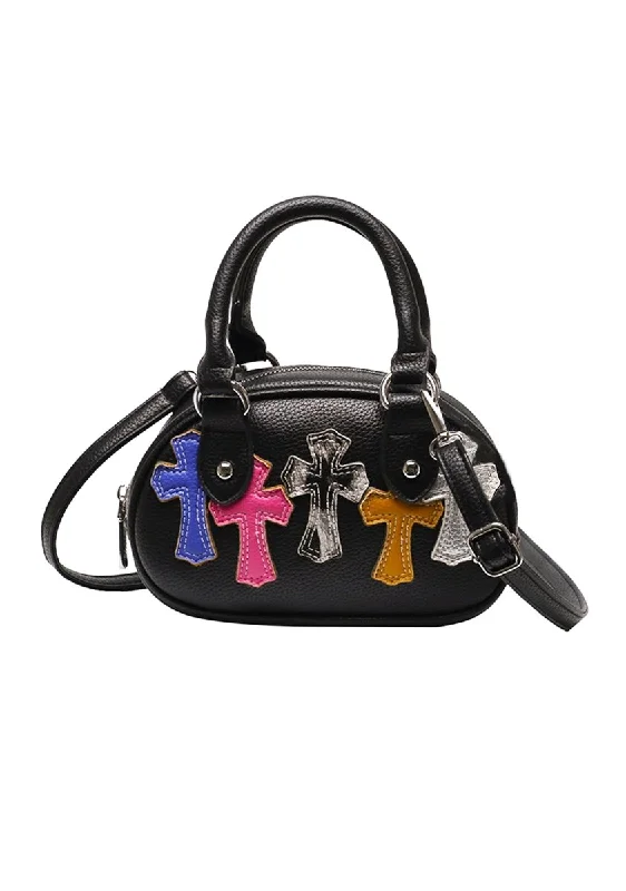 Colorful Cross Gothic Black And White Sling Bag Trendy And Classic Bags Now At Unbeatable Discounts Colorful Cross Gothic Black And White Sling Bag Trendy And Classic Bags Now At Unbeatable Discounts