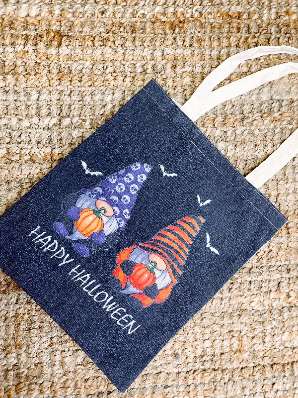 Happy Halloween Gnome Tote Bag Iconic Handbags At Unbeatable Prices