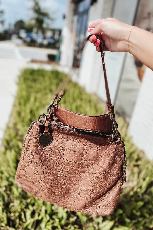 Hannah Leather Sling Bag - Cognac Stylish Totes, Exclusive Savings