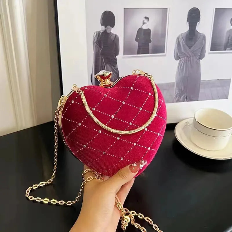 Heart Shape Handbag Womens Red Wedding Purse Evening Party Hand Bags Cute Chain Crossbody Bags Heart Shaped Bag Exclusive Bag Deals – Perfect For Any Occasion Heart Shape Handbag Womens Red Wedding Purse Evening Party Hand Bags Cute Chain Crossbody Bags Heart Shaped Bag Exclusive Bag Deals – Perfect For Any Occasion