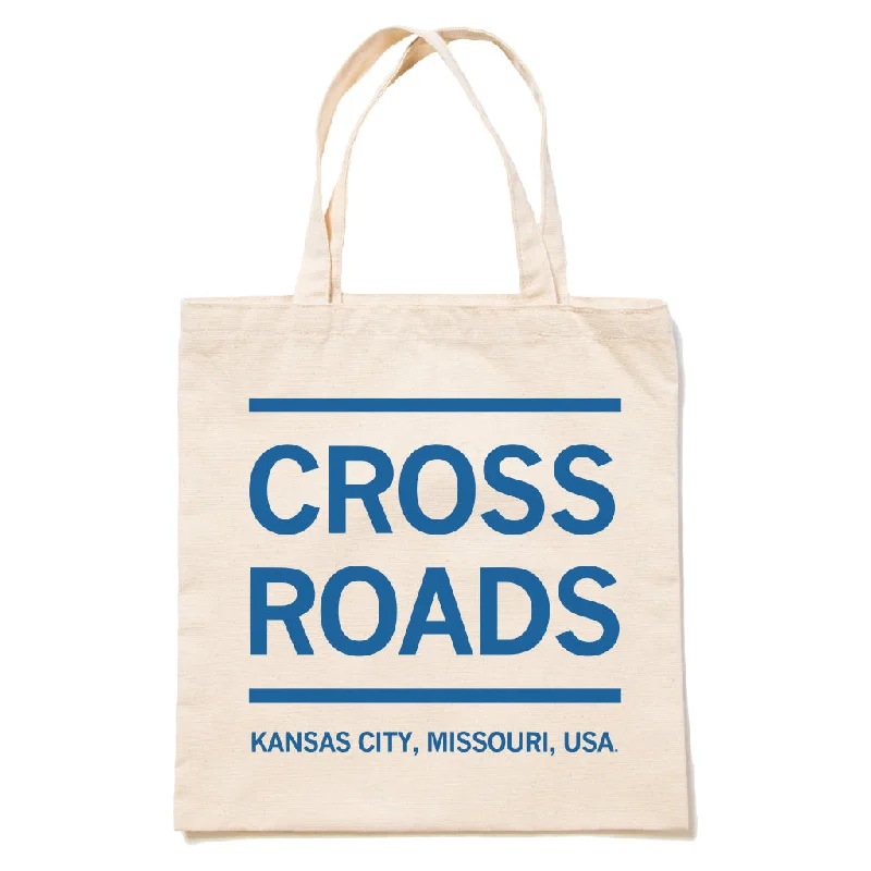 Kansas City Crossroads Text Tote Bag Luxury Bags, Budget Prices