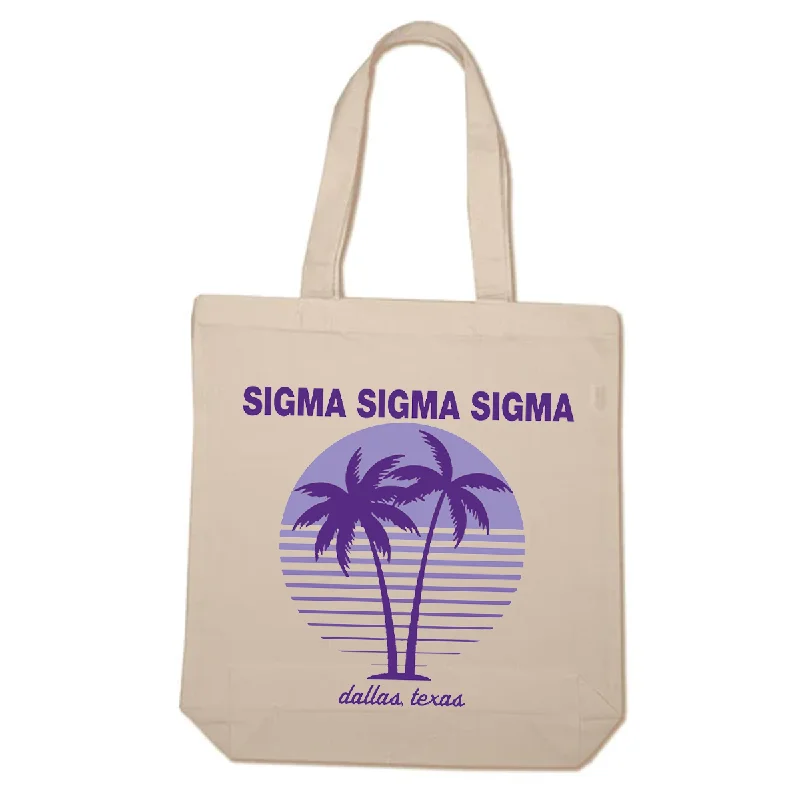 Retro Palm Tote Bag Grab Your Favorite Handbags At Discounted Prices