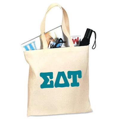 Sorority Tote Bag, Printed Greek Letters - Q-Tees Q800 - CAD Unmissable Deals On Everyday Handbags Sorority Tote Bag, Printed Greek Letters - Q-Tees Q800 - CAD Unmissable Deals On Everyday Handbags