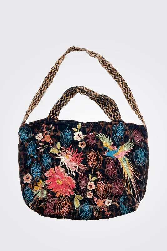 Velvet Tote Bag - Multi Upgrade Your Look With Our Bag Sale
