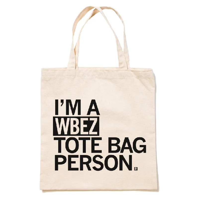 WBEZ Tote Bag Person Everyday Handbags At Wallet-Friendly Prices