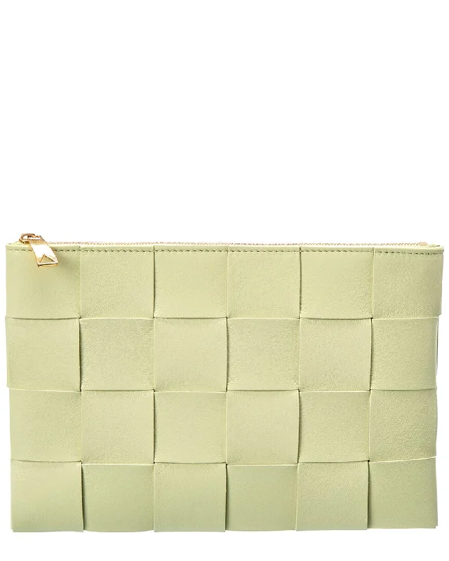 Bottega Veneta Intrecciato Leather Pouch Grab Your Favorite Handbags For Less