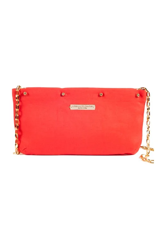 Bright Flame Linen Clutch Cover Your Perfect Bag At The Perfect Price