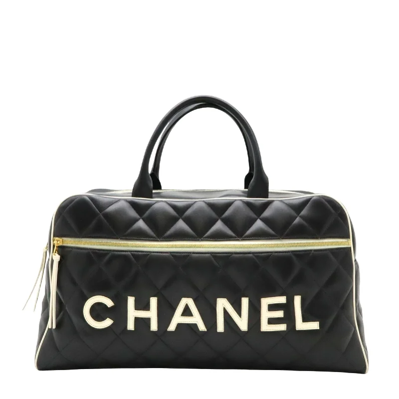 Chanel Bowling  Leather Handbag (Pre-Owned) Sleek Bags, Perfect Prices