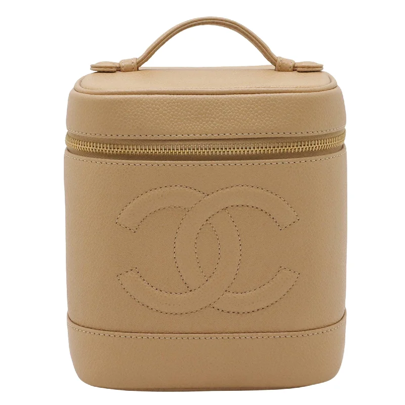 Chanel Vanity  Leather Handbag (Pre-Owned) Trendy & Timeless Bags, Now On Sale
