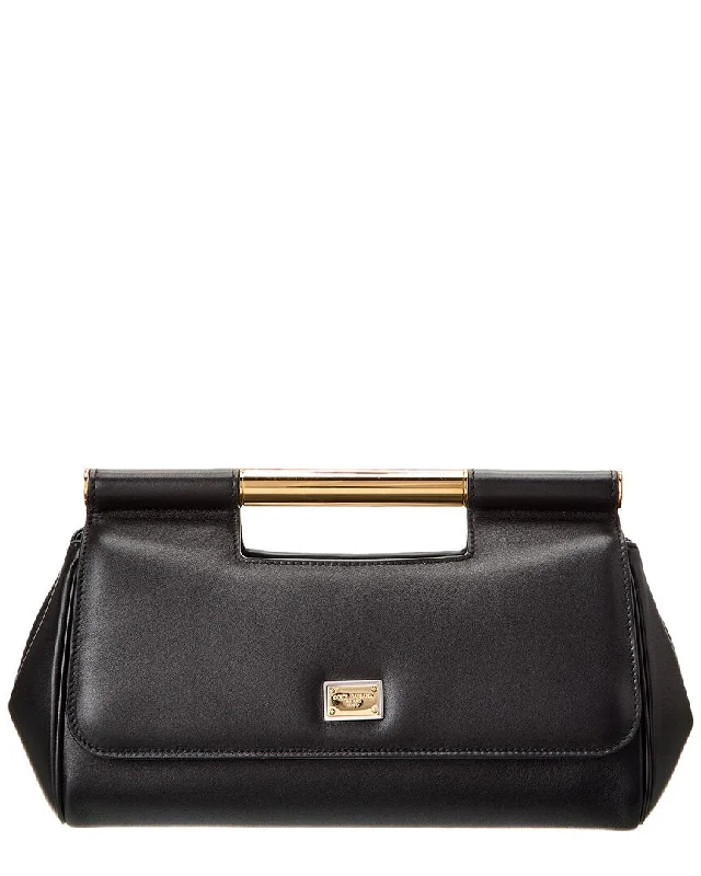 Dolce & Gabbana Sicily Medium Leather Clutch The Best Handbag Sale Of The Season