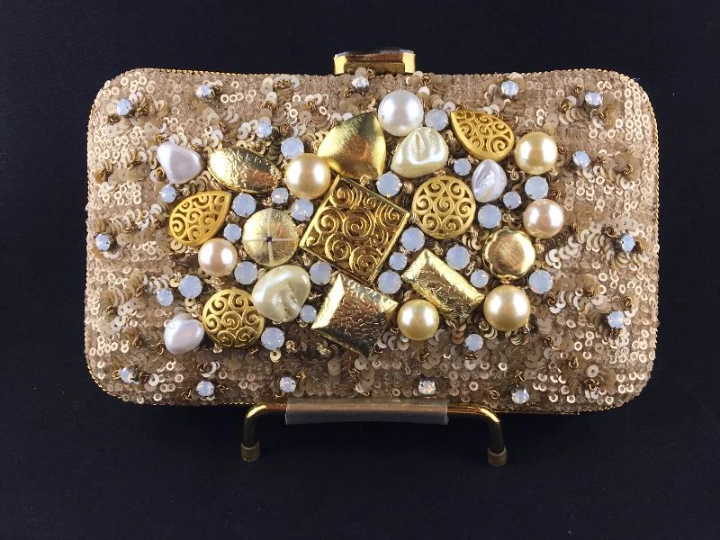 Fancy Sequence and beaded clutch Stylish Bags At Unbeatable Prices – Shop Now