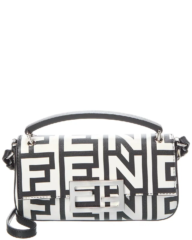 FENDI Logo Print Leather Phone Pouch Limited-Stock Handbag Sale For A Stylish Look