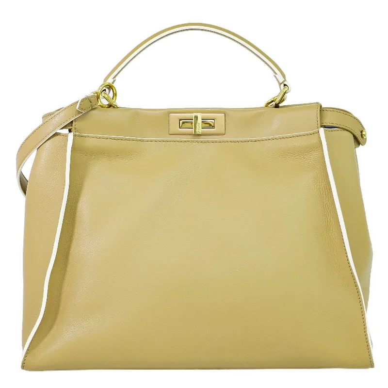 Fendi Peekaboo  Leather Handbag (Pre-Owned) High-End Bags, Low-End Prices