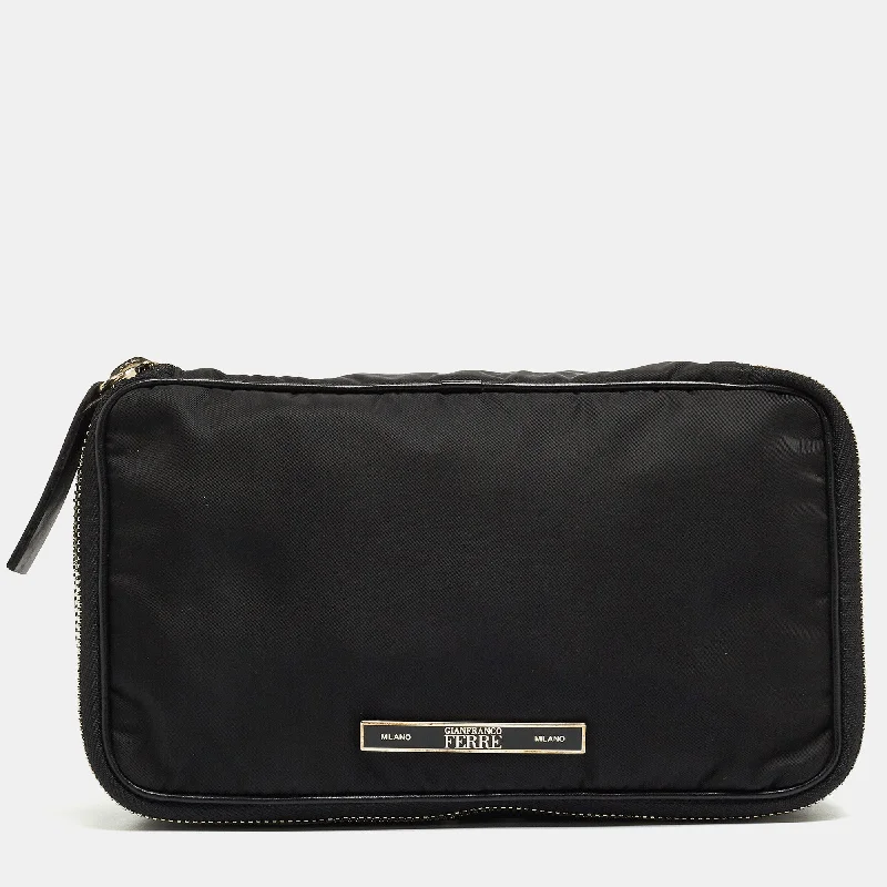 Gianfranco Ferre  Nylon Zip Around Pouch Fashion Bags With Huge Discounts