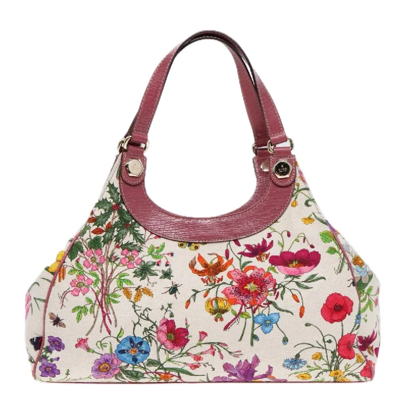 Gucci Flora  Canvas Handbag (Pre-Owned) Your Perfect Bag At The Perfect Price