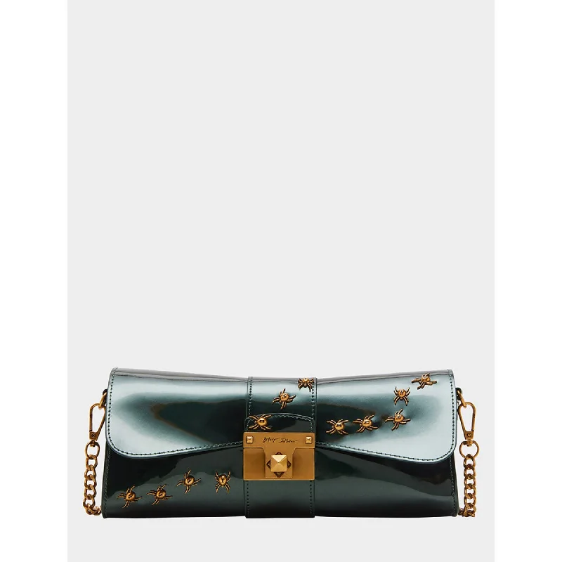 Itsy Bitsy Convertible Clutch Green Chic Shoulder Bags At Promotional Rates