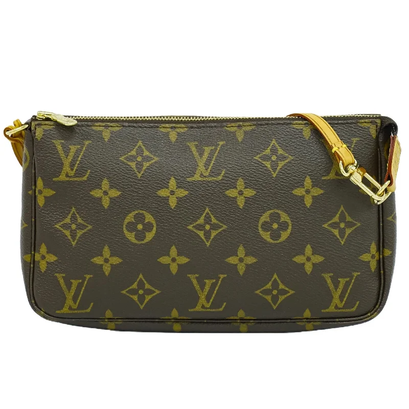 Louis Vuitton Pochette Accessoire  Canvas Clutch Bag (Pre-Owned) Unmissable Deals On Trendy Handbags