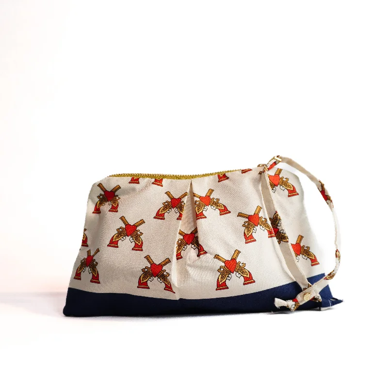 "Love Guns" Scarf Bag (Upcycled from Gucci Scarf) Limited-Time Sale On Trendy Handbags – Don't Miss Out "Love Guns" Scarf Bag (Upcycled from Gucci Scarf) Limited-Time Sale On Trendy Handbags – Don't Miss Out