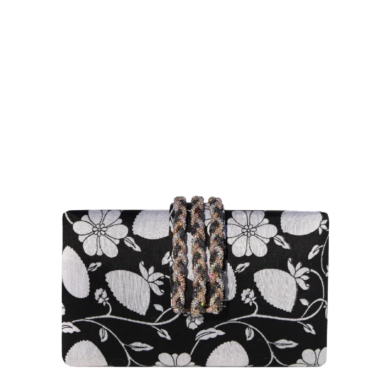 Noir Braided Fringe Clutch The Best Handbag Deals Are Available Now