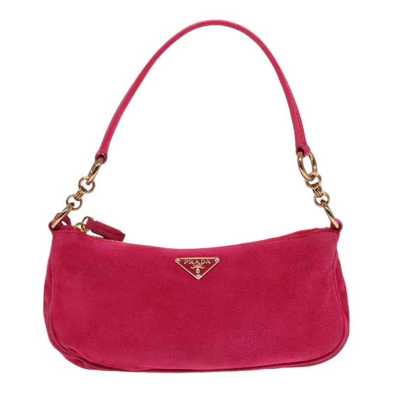 Prada Pouch Bag  Suede Clutch Bag (Pre-Owned) Affordable Elegance, Grab Yours