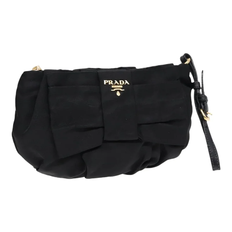 Prada Ribbon  Synthetic Clutch Bag (Pre-Owned) Luxury Handbags, Budget-Friendly