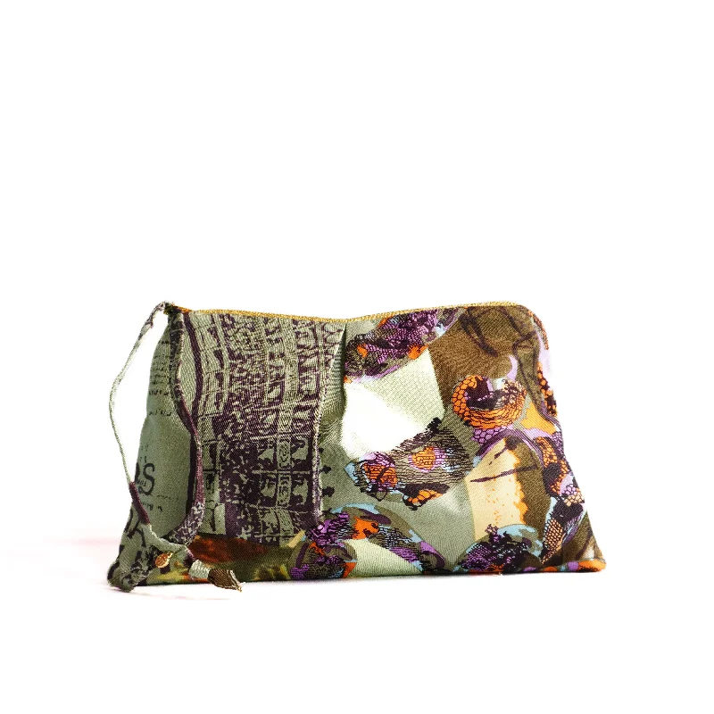 "Seis Magnificos Toros" Scarf Bag (Christian LaCroix) Grab Your Favorite Handbags For Less