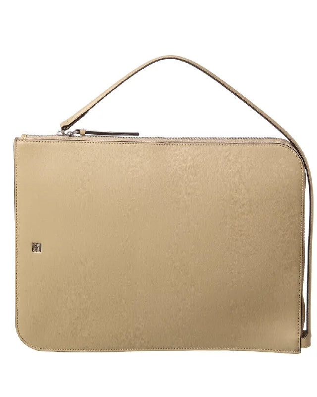 TOTEME Leather Pouchette Exclusive Discounts On Stylish Handbags