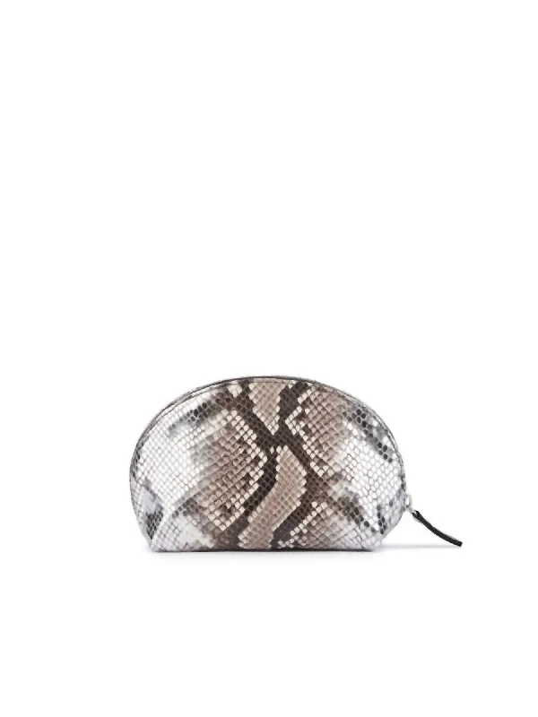 Women's Snakeskin-Print Clutch Bag In Meilland Stylish Totes With Special Discounts Women's Snakeskin-Print Clutch Bag In Meilland Stylish Totes With Special Discounts