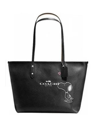 Stylish Bags For Fashion Influencers And Bloggers Coach X Peanuts Snoopy City Zip Tote Everyday Elegance At Lower Prices