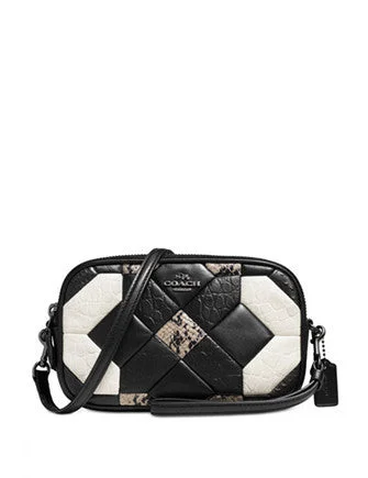 Coach Canyon Quilt Crossbody Clutch in Exotic Embossed Leather Premium Handbags With A Touch Of Elegance Coach Canyon Quilt Crossbody Clutch in Exotic Embossed Leather Premium Handbags With A Touch Of Elegance